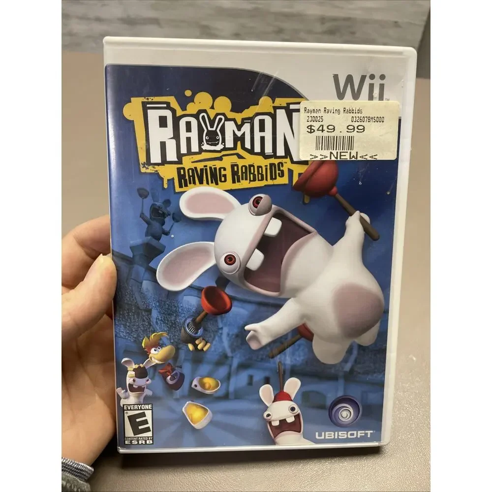 Rayman Raving‎ Rabbids - Nintendo Wii - Complete w/ Manual - Tested -